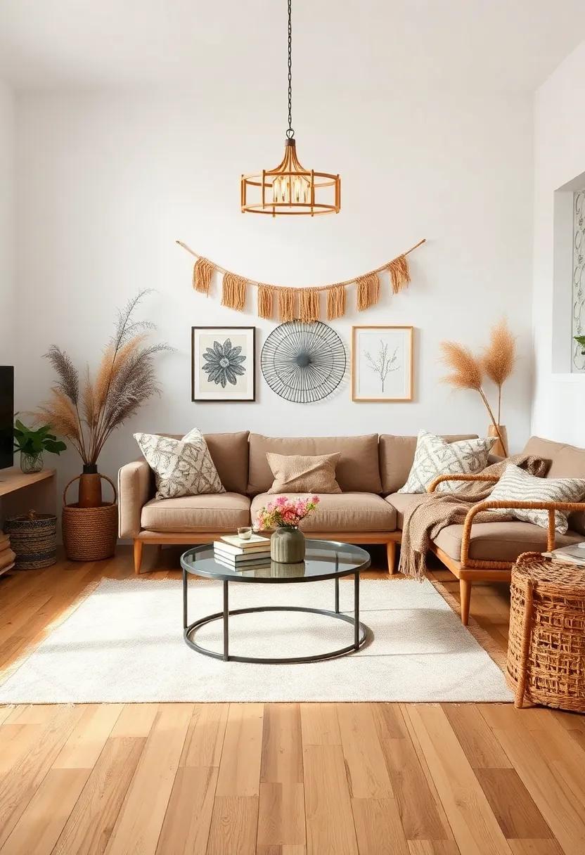 Bohemian Mirrors: Use mirrors in unique shapes and frames to reflect light and ‌visually expand your living area