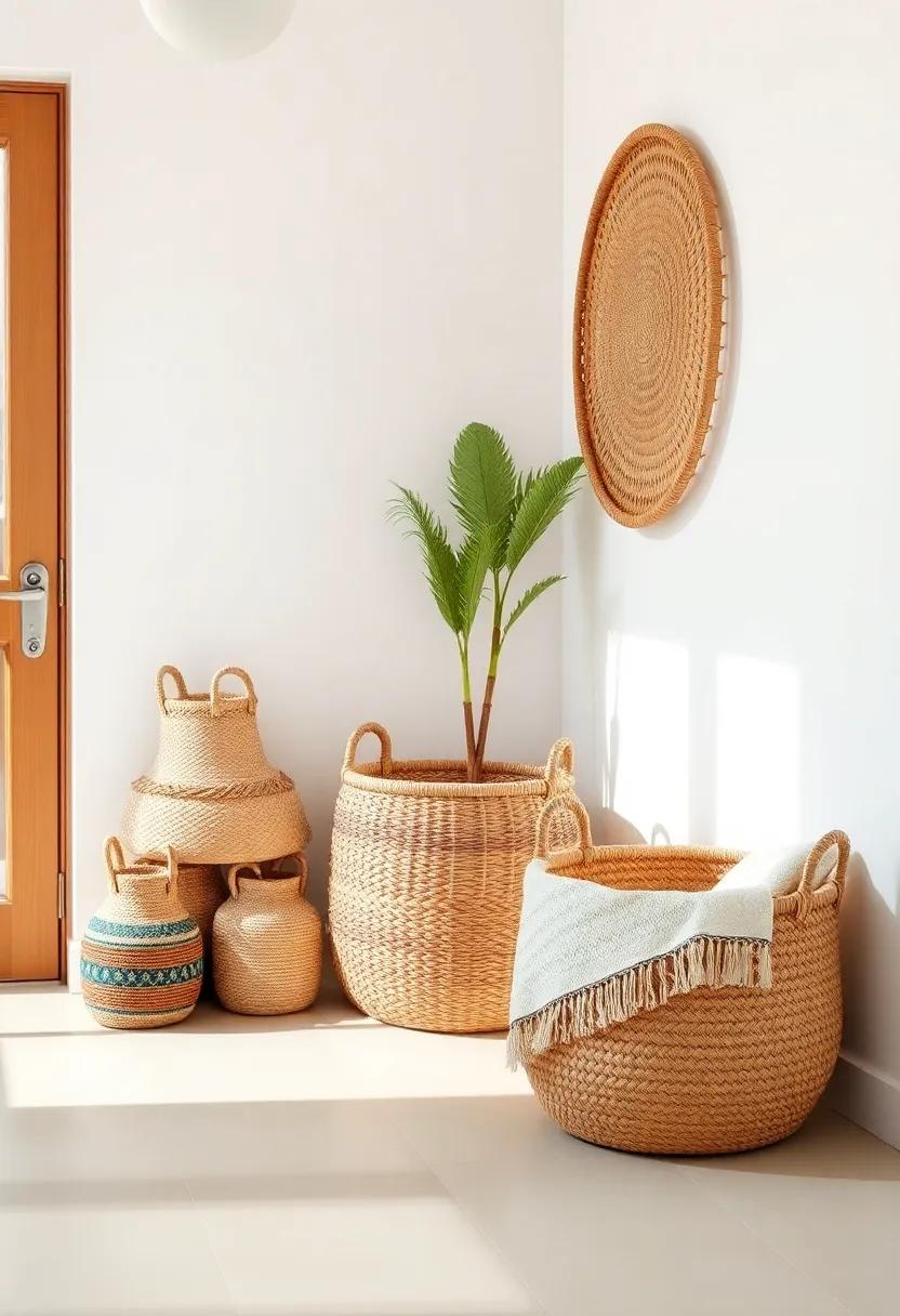 Using Woven Baskets for Organizing Your Space ⁣While Enhancing Style