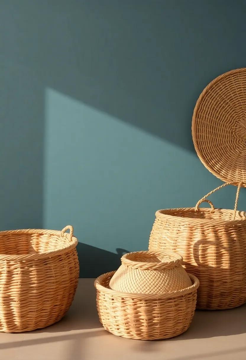 Layering ⁢Woven Baskets for Depth and Interest in Your Design