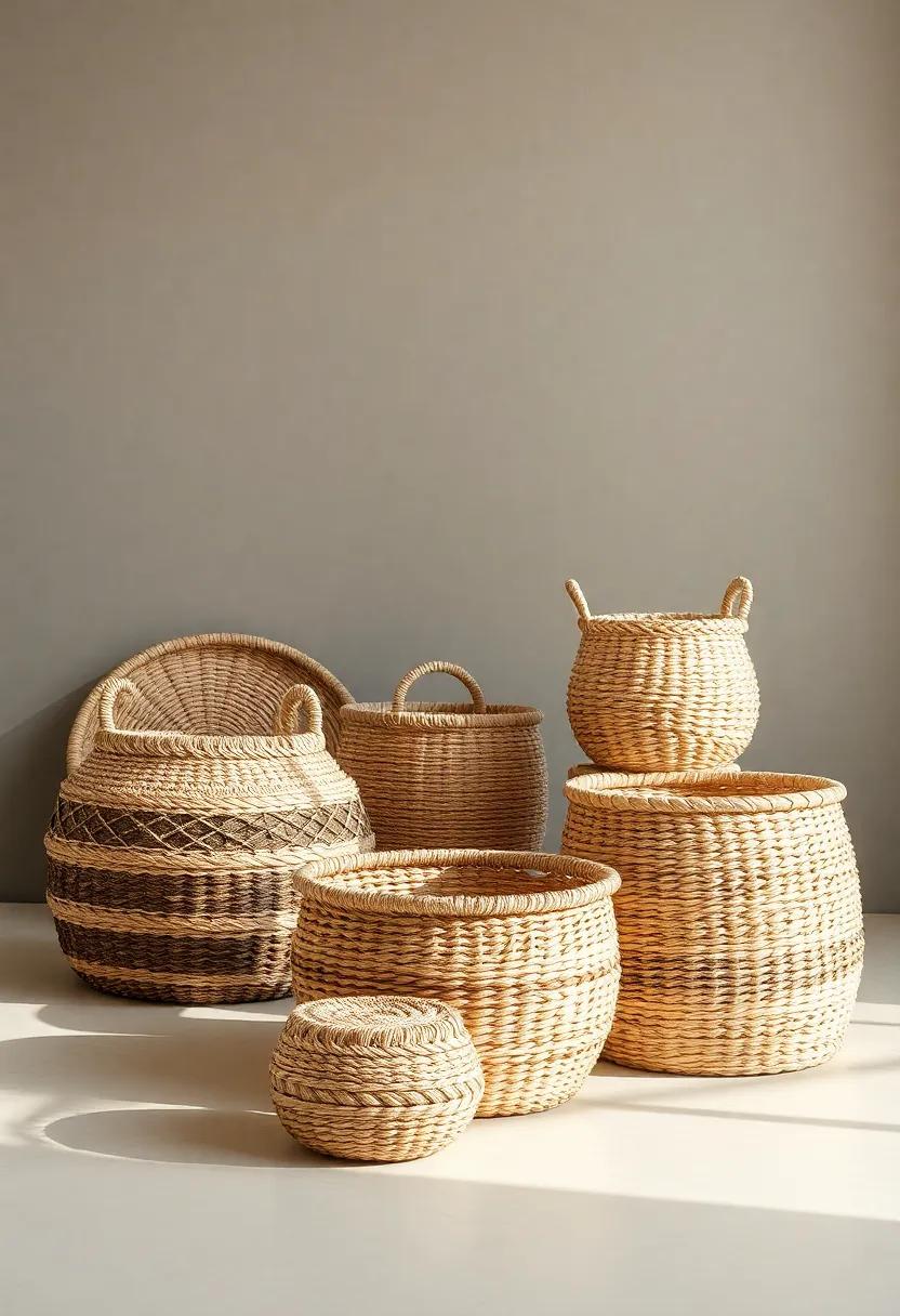 Highlighting Handcrafted Woven ‍Baskets as unique‍ Home Accessories