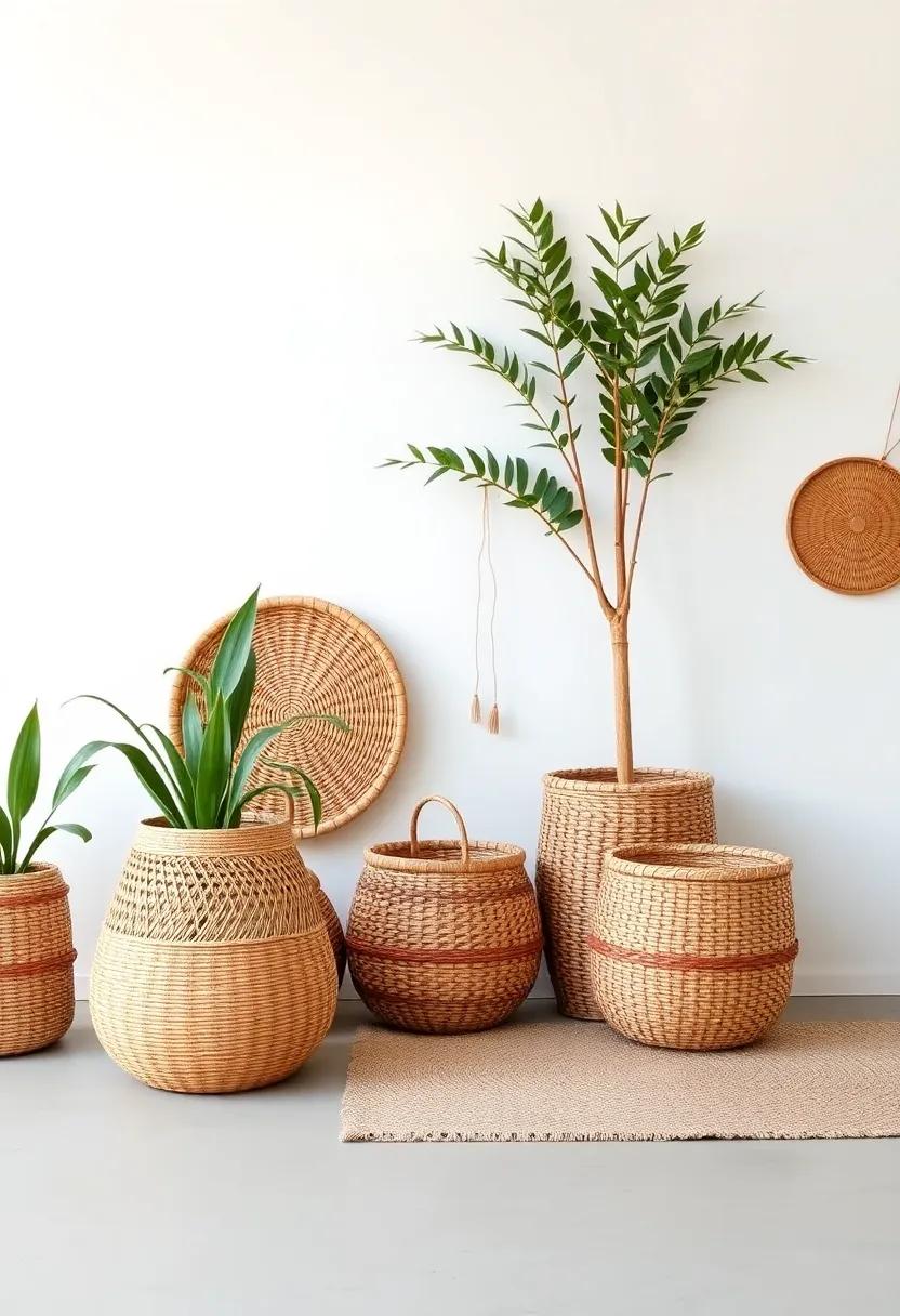 Transforming Outdoor Spaces with Woven Baskets for a ⁣Boho Touch