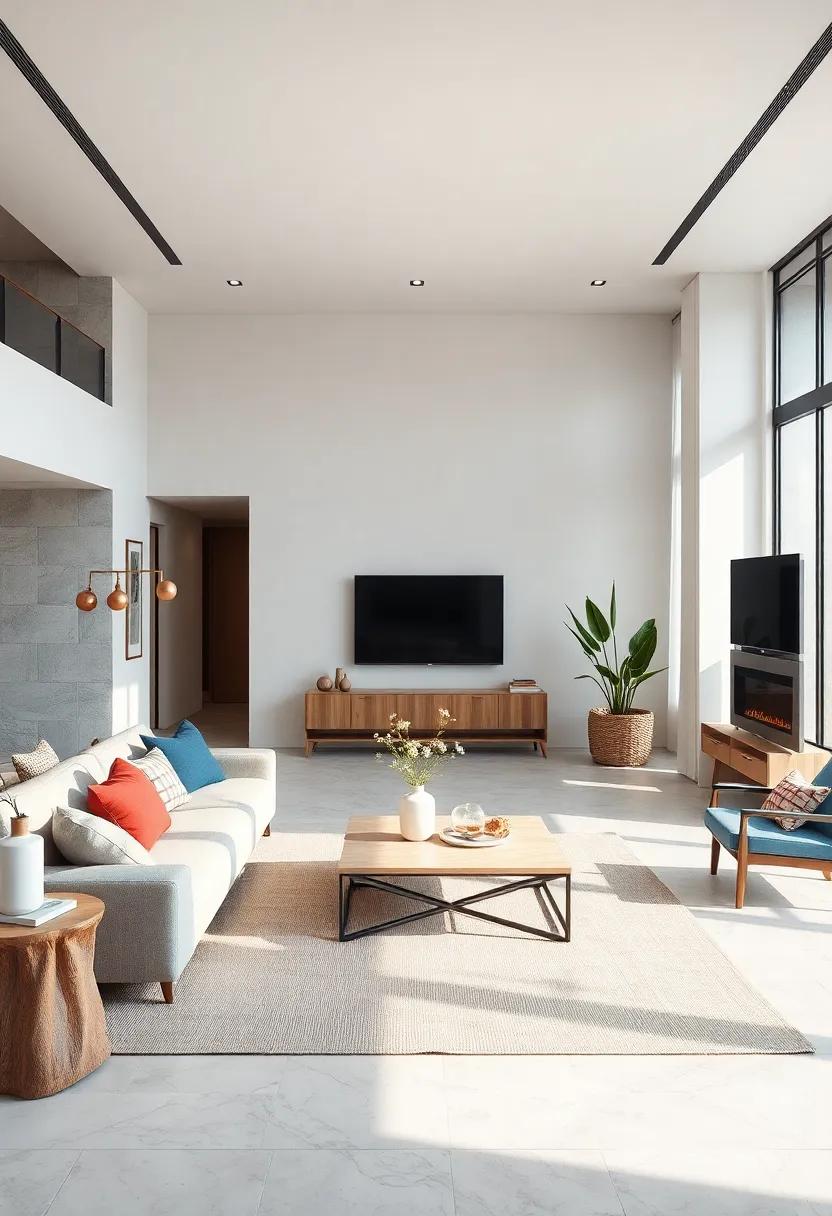 Embrace Minimalism: Clean lines and Beautiful Open Spaces in Your Living‌ Room