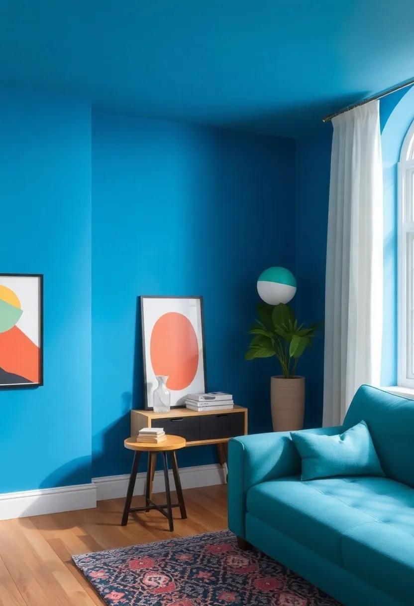 Embrace a Statement Wall: Choose a ⁣bold,vibrant color or a⁤ dramatic⁢ wallpaper pattern to create ‍a focal point that captures attention and energizes⁢ the room