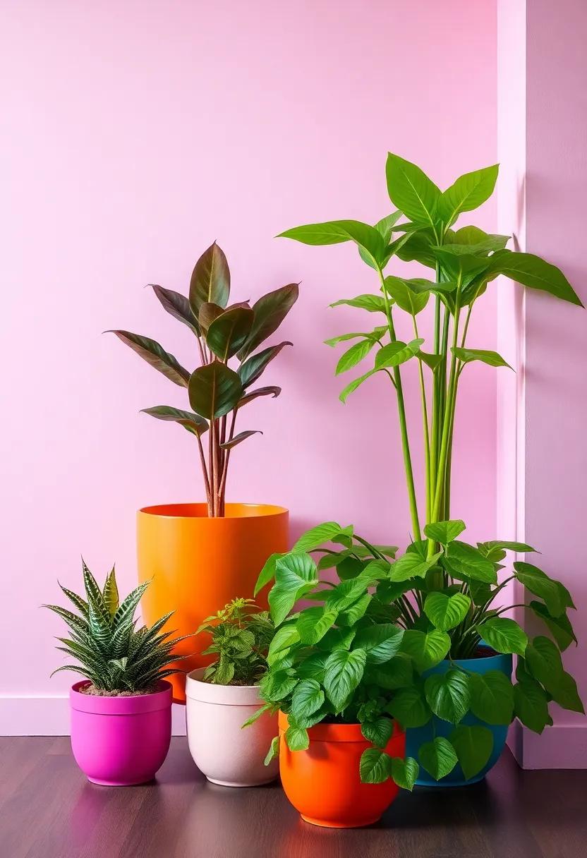 Colorful Garden or Indoor ⁤Plants:⁤ Introduce lively green plants in vibrant pots to​ invigorate your space with ⁢natural beauty and richness
