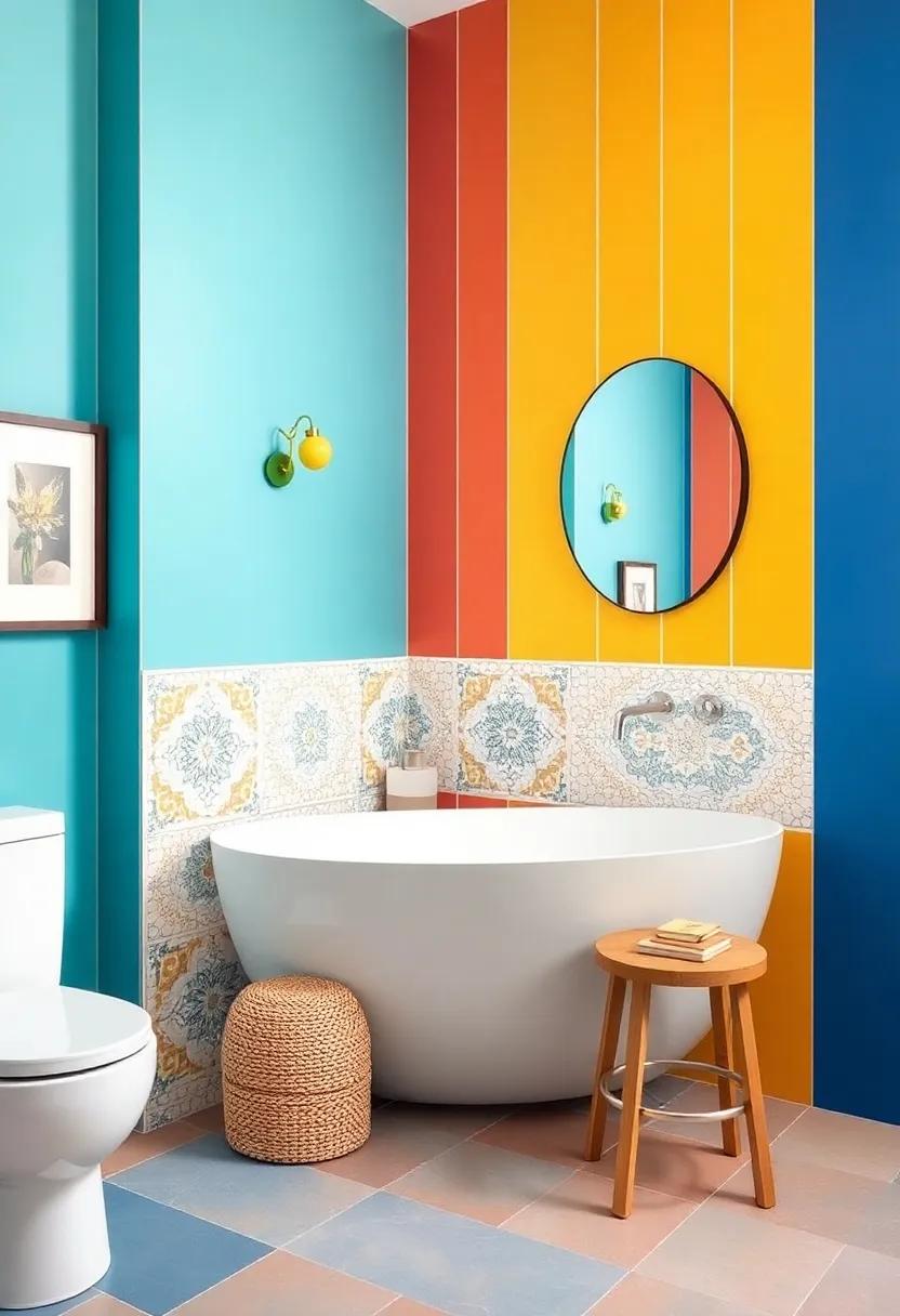 Striking Bathroom Tiles: ⁣Choose colorful ​tiles for a dramatic bathroom transformation that instantly adds personality and⁣ zest