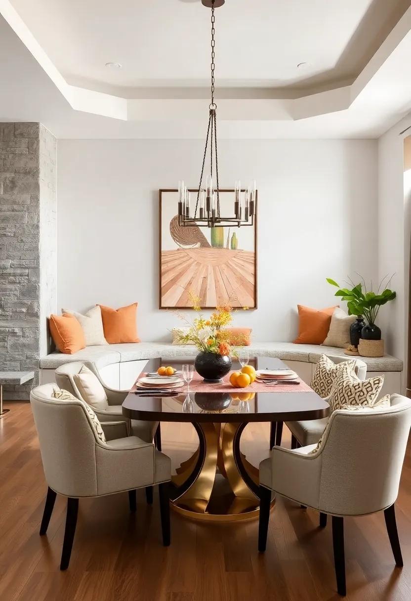 Creating Focal Points:⁢ Built-In Seating as Centerpieces in Dining Rooms
