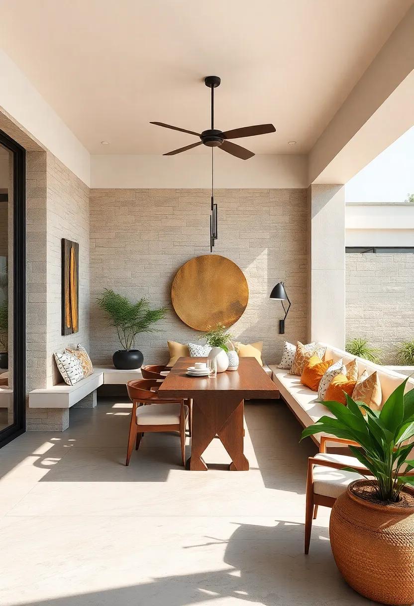 The Great Outdoors: Incorporating Built-Ins in open Air Dining Spaces