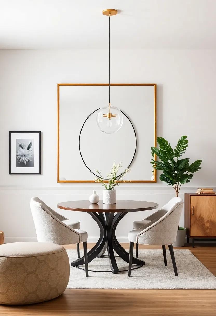 Framing Your style: Stylish Frame Options for Mirrored Decor in the Dining‌ Area