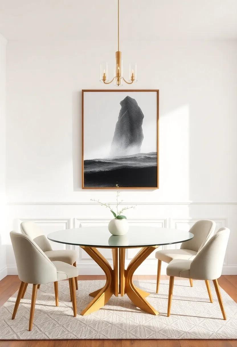 Layered ‌Elegance: Combining Mirrors with Artwork⁢ for a Chic Dining ⁣Room Aesthetic