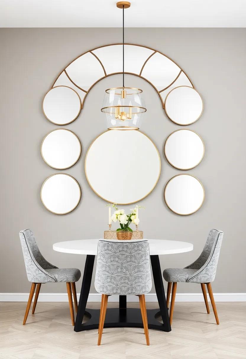 Playful ‌Patterns: Unique Mirror Shapes and Designs to⁢ Energize Your Dining Space