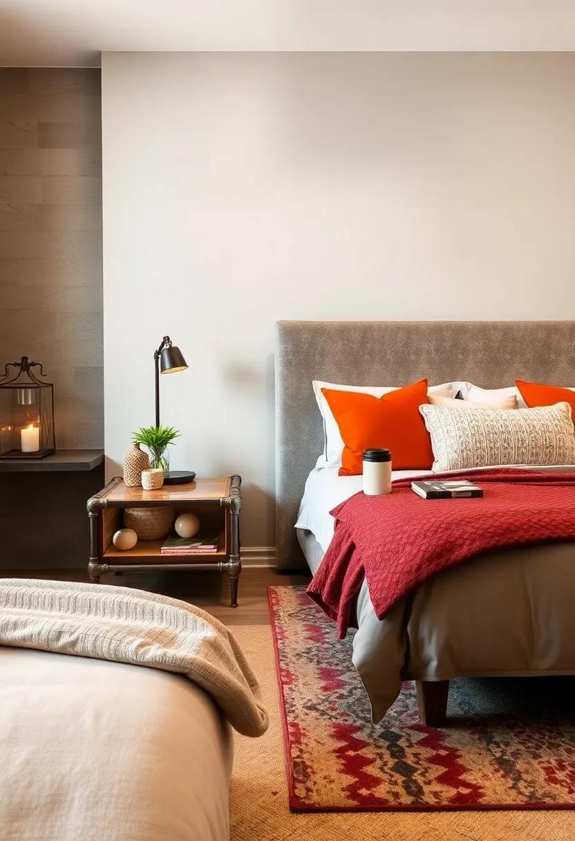 industrial Pipe ‌Nightstands: Craft DIY nightstands from industrial pipes and reclaimed wood for a rugged, modern aesthetic combined with artistry