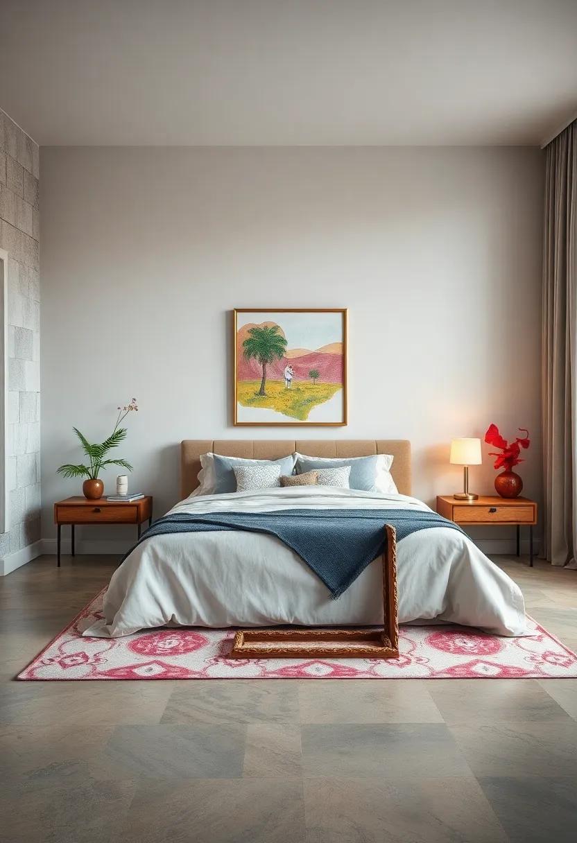 Repurposed Artwork Frames: Create a nightstand by placing a⁣ large decorative frame on the ‍floor with a flat surface on top, celebrating ‍art ​in a new form