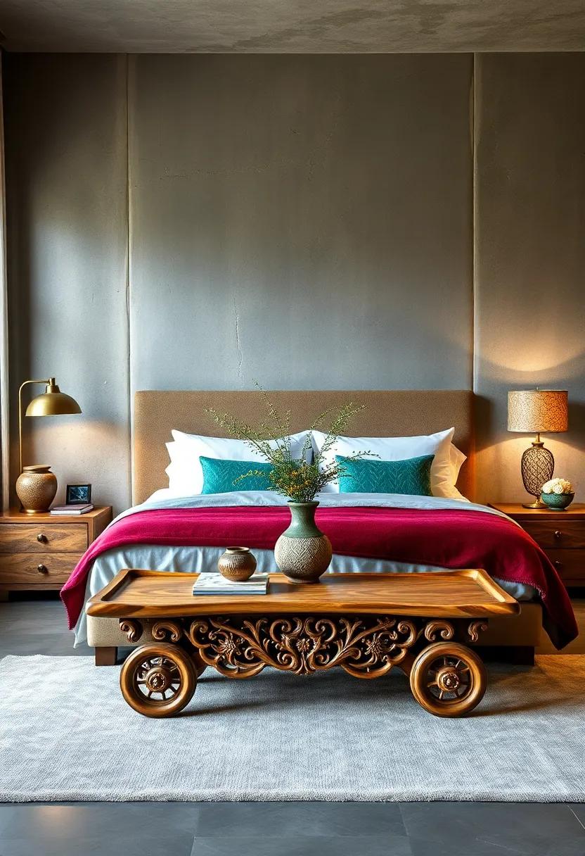 Unique Nepali Rolling Table: ⁢Add a ​touch of culture with‌ a Nepali rolling table featuring intricate hand-carved details ⁢and‍ traditional artistry