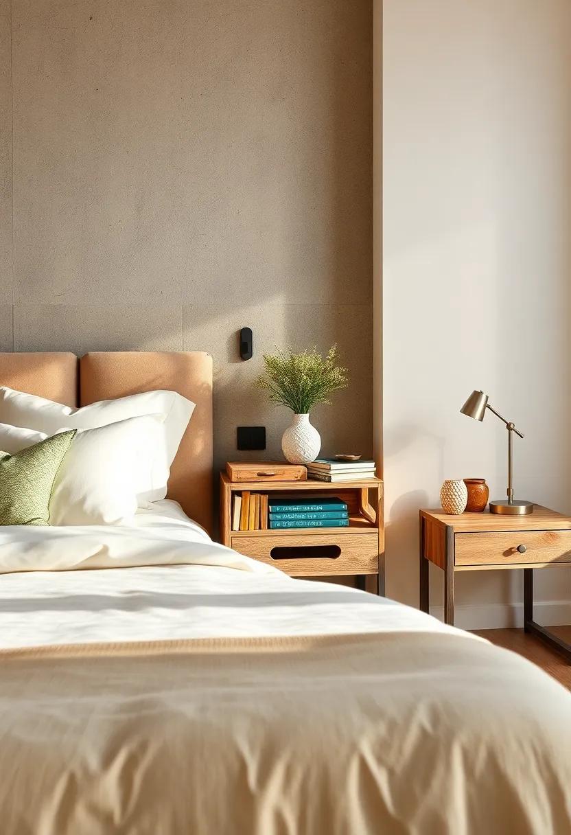 Upcycled Wooden Crates:‍ Arrange rustic wooden crates in a playful, staggered formation ⁢for ⁢an environmentally friendly and uniquely charming nightstand