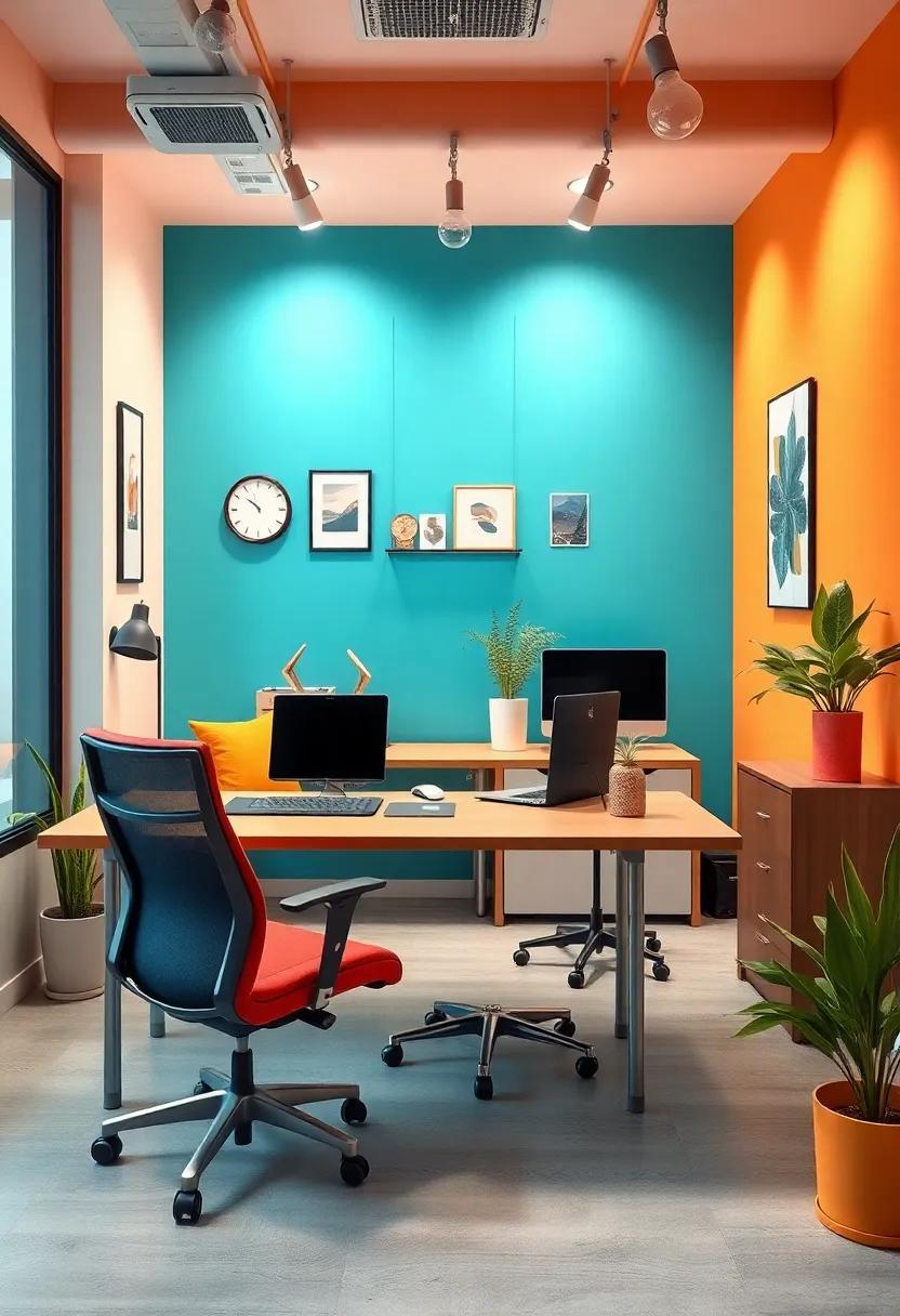 Creating ⁣Comfort: Ergonomic Solutions⁣ in Vibrant Office Decor