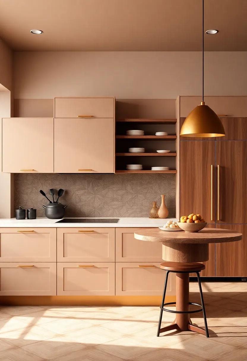 The Warm Embrace of Chocolate Brown in Kitchen⁣ Aesthetics