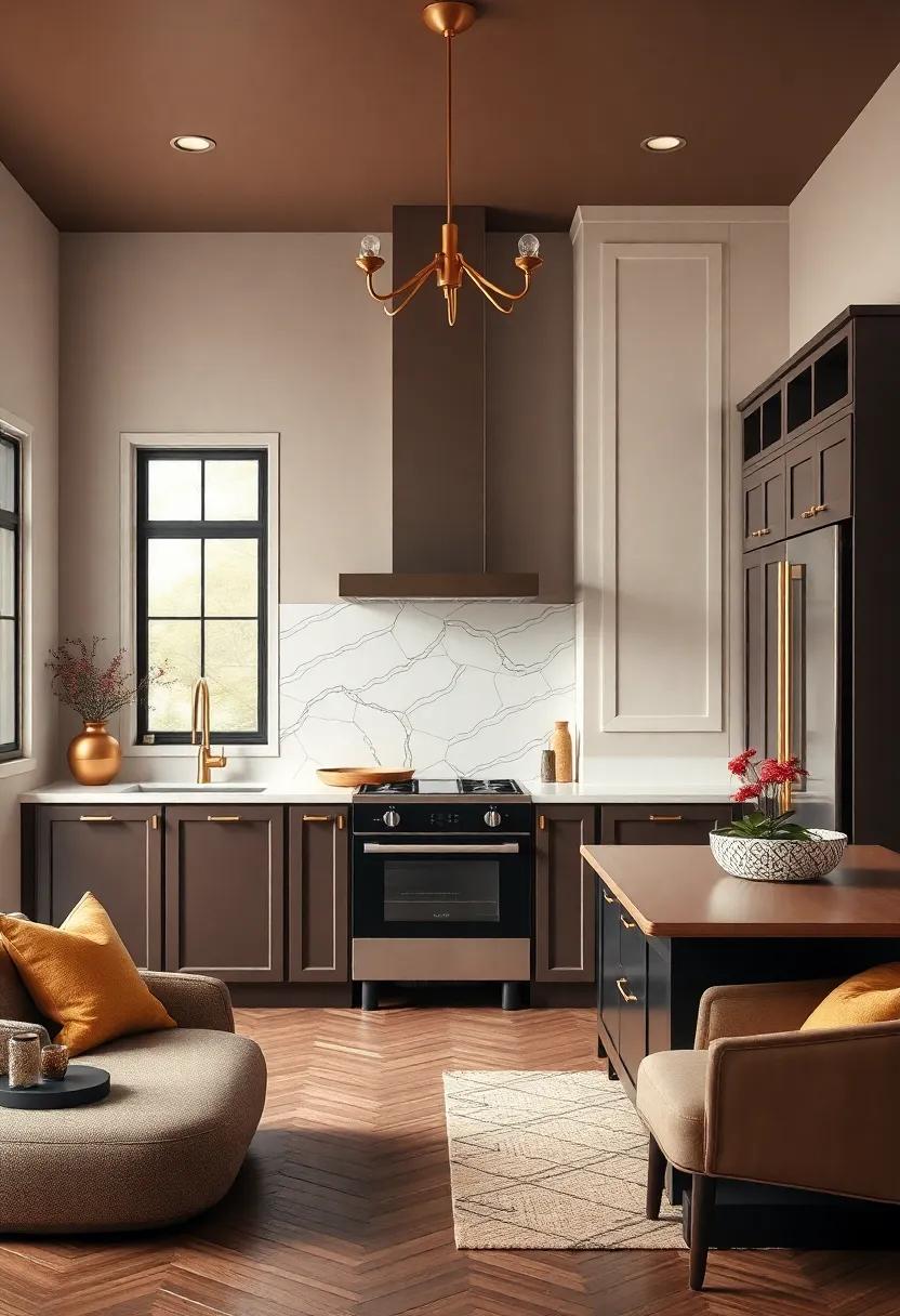 The Perfect Harmony Between Chocolate Brown and Gold