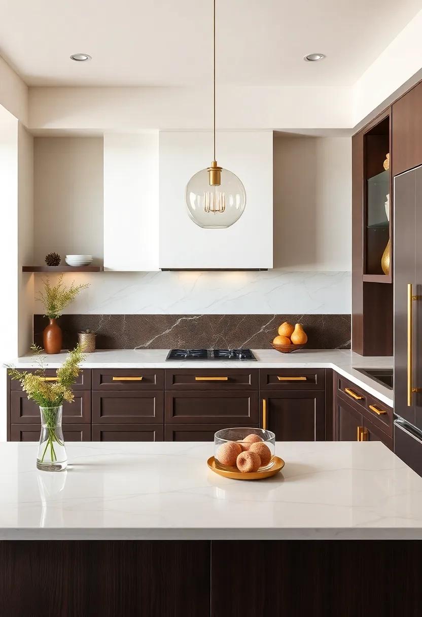 Cabinetry Choices⁤ That Complement Chocolates and Golds