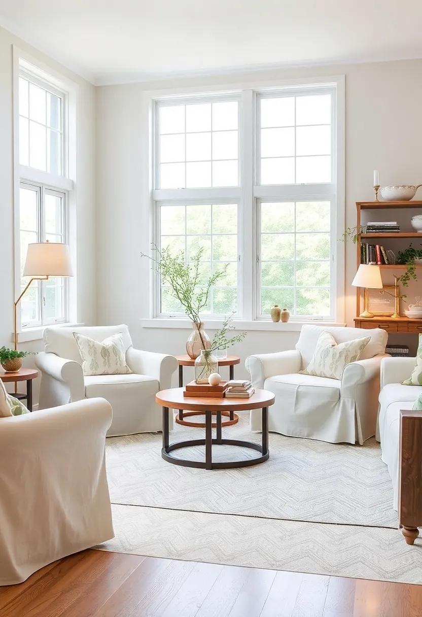 Use Soft Covers: Consider ​slipcovers for chairs or‍ sofas in⁢ light, breathable fabrics that enhance comfort and easy ⁣maintenance