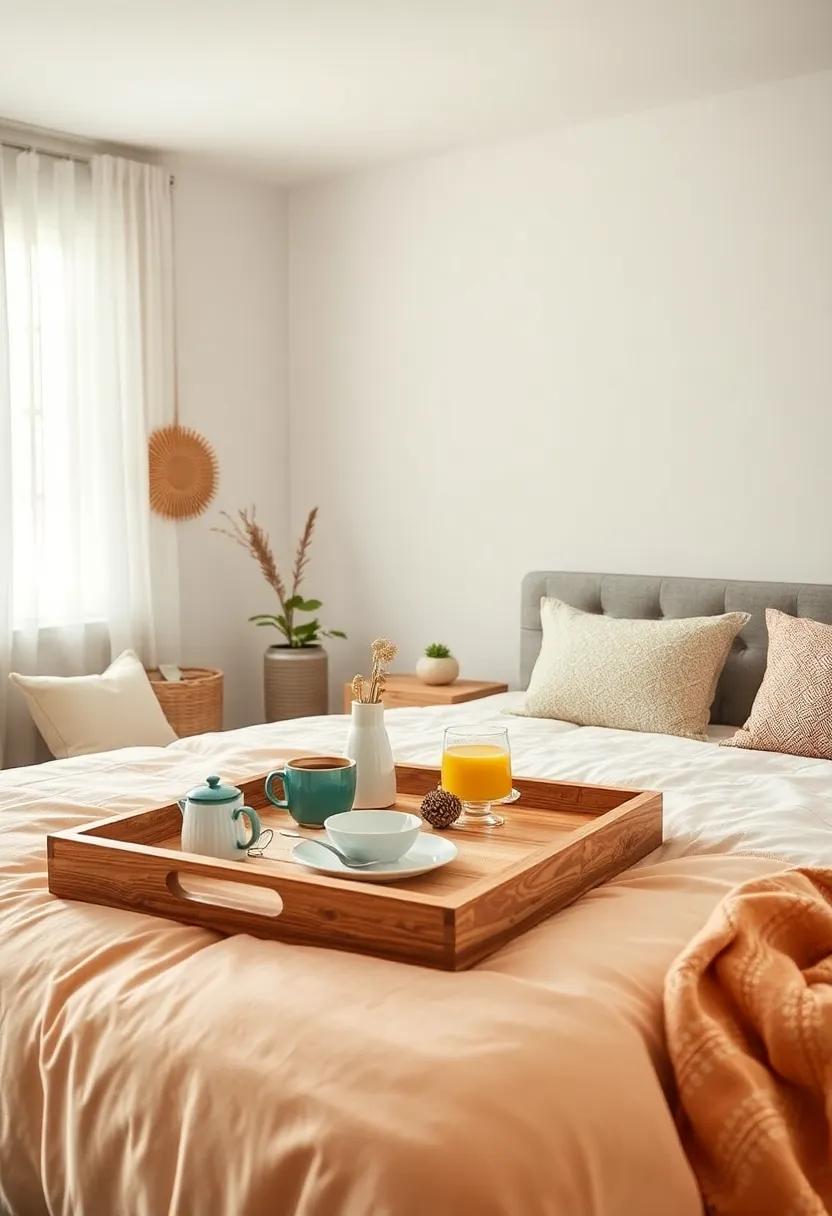 Breakfast-in-Bed​ Tray:‍ Invest in a ⁢beautiful ⁢wooden breakfast tray that invites you to enjoy your meals in ⁣bed, enhancing that farm-to-table experience