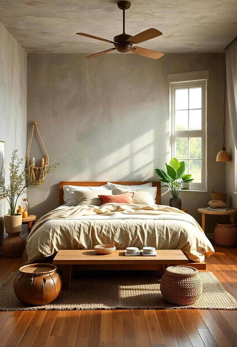 Embrace Earthy Tones: Opt for a color palette inspired by nature—think⁤ muted greens, soft browns, and gentle creams⁢ to create ⁢a soothing atmosphere