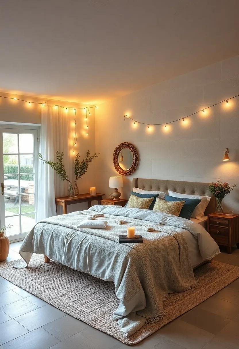 Mood⁣ Lighting: Set the mood‍ with fairy lights⁣ or soft string lights to create a magical ambience perfect for ⁢winding down⁣ in the evening