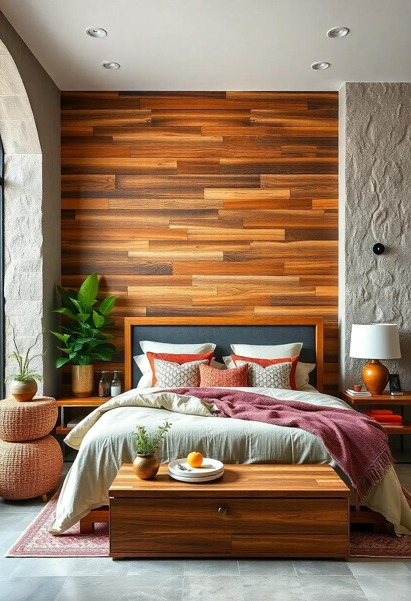 Reclaimed Wood Accent Wall: Consider a reclaimed wood wall‌ as a stunning and authentic focal point that embodies‌ rustic charm