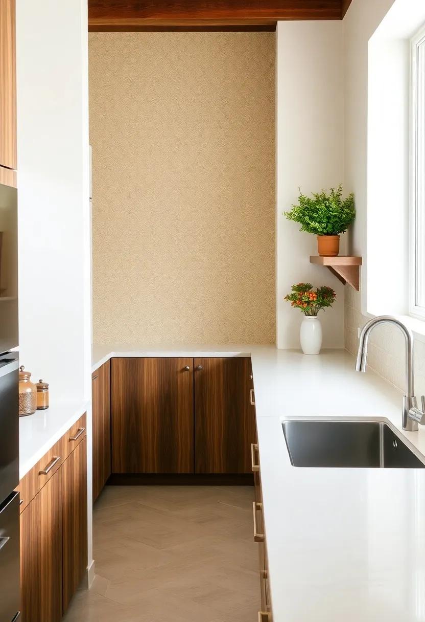 Rich Textured Fabrics: Experiment with textiles used⁤ as‌ a backsplash for a unique, tactile⁢ surface that ⁤softens the hard materials⁤ typically found in kitchens