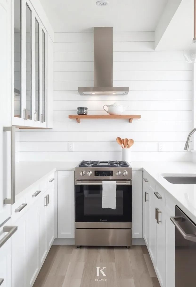 simple White Planks: ​Go⁣ for ‌a clean,⁤ minimalist look with pristine⁤ white planks‌ that offer a‌ sleek backdrop while allowing other ⁤features of your kitchen​ to​ shine