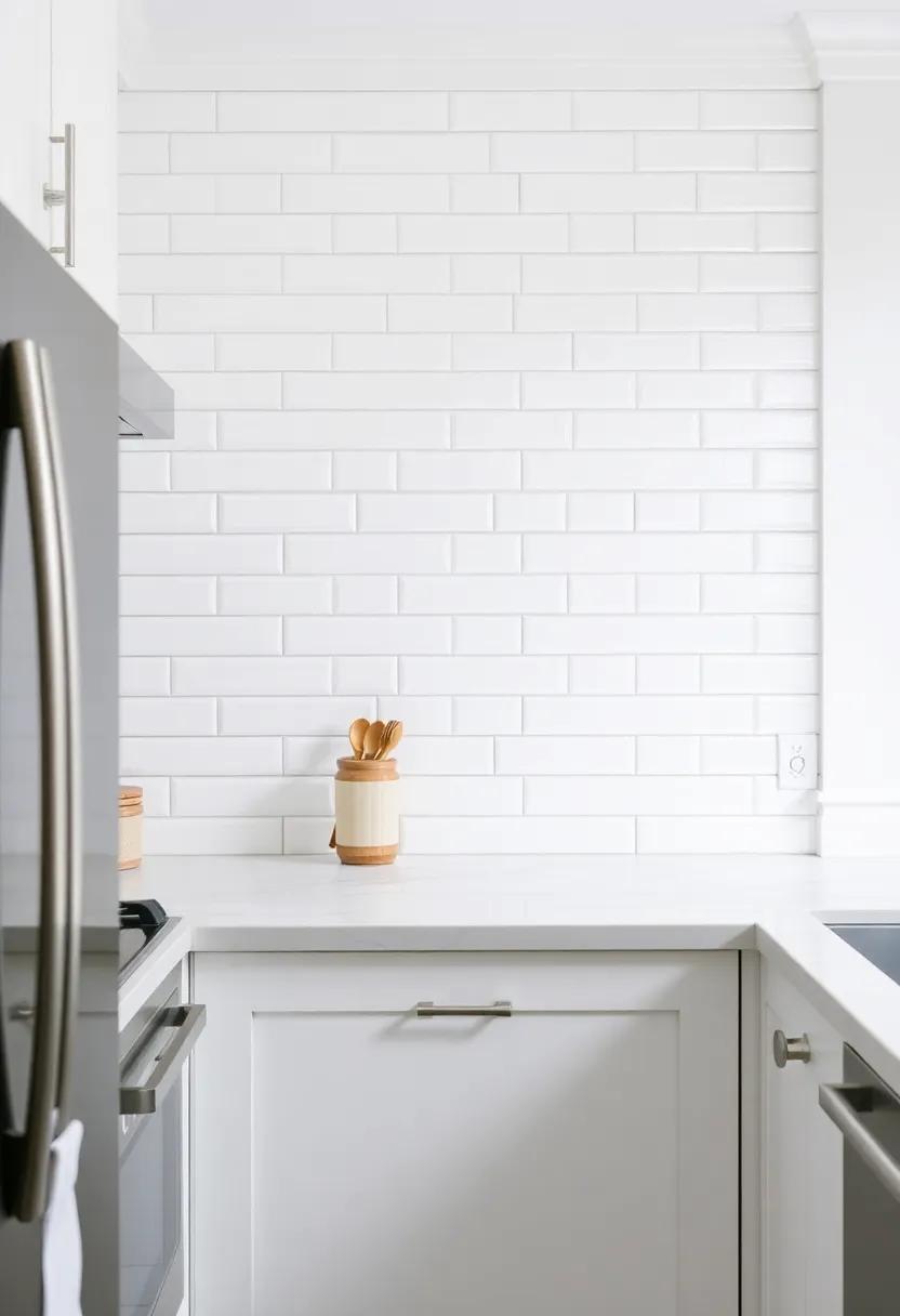 Timeless Subway Tiles: Explore the classic look of glossy ⁤white subway tiles‌ that ⁤add an ‍elegant touch and create an illusion of space in⁣ your⁤ galley kitchen