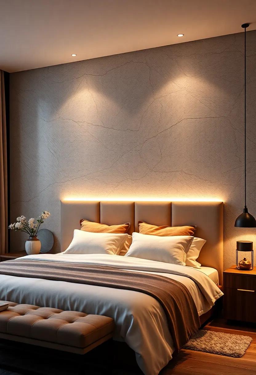 The Allure of ⁣Modern Headboards with Built-In Lighting