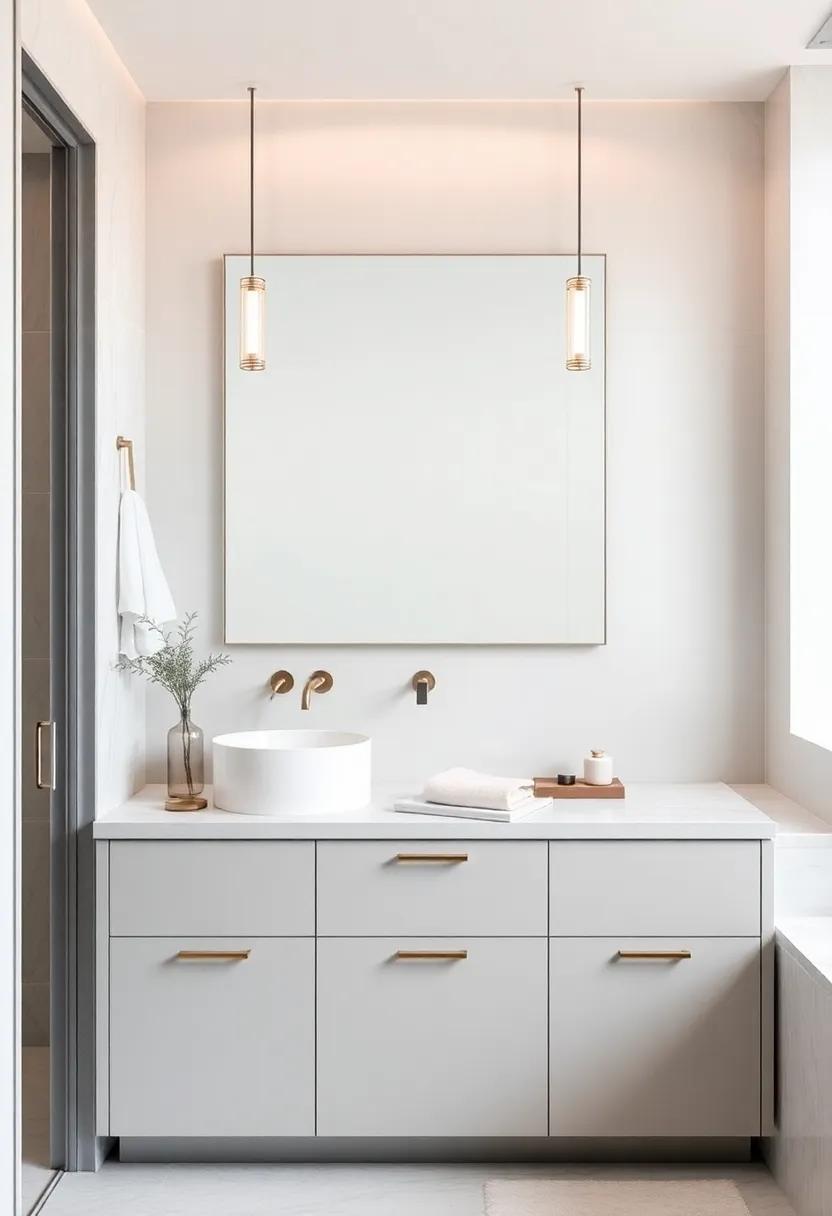 Understated Opulence: Embrace a ‍bathroom that ⁤achieves ​understated refinement through⁢ clever design, with‍ custom⁢ storage that complements the ​space's⁤ tranquil ambiance