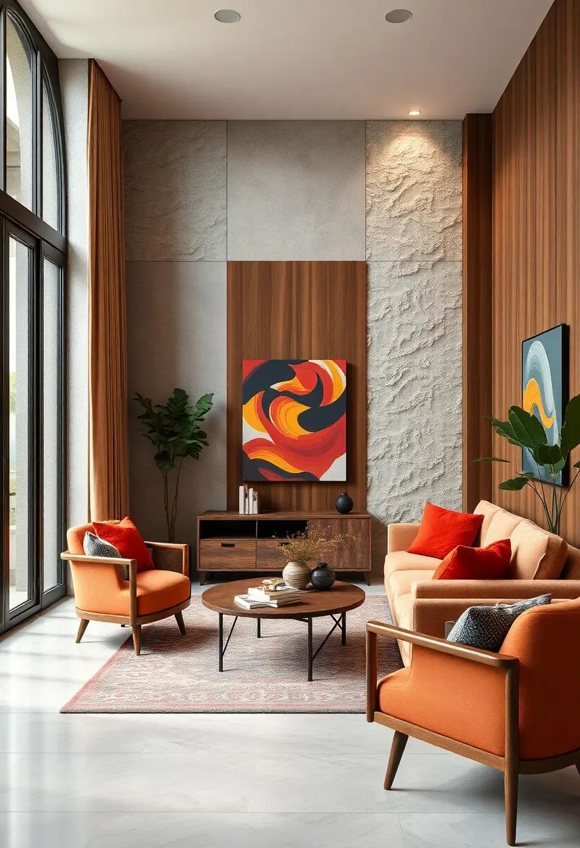 Incorporate Textural Wall Treatments: Consider wallpaper, wood paneling, or textured⁣ paint to ⁤add⁣ dimension to your walls