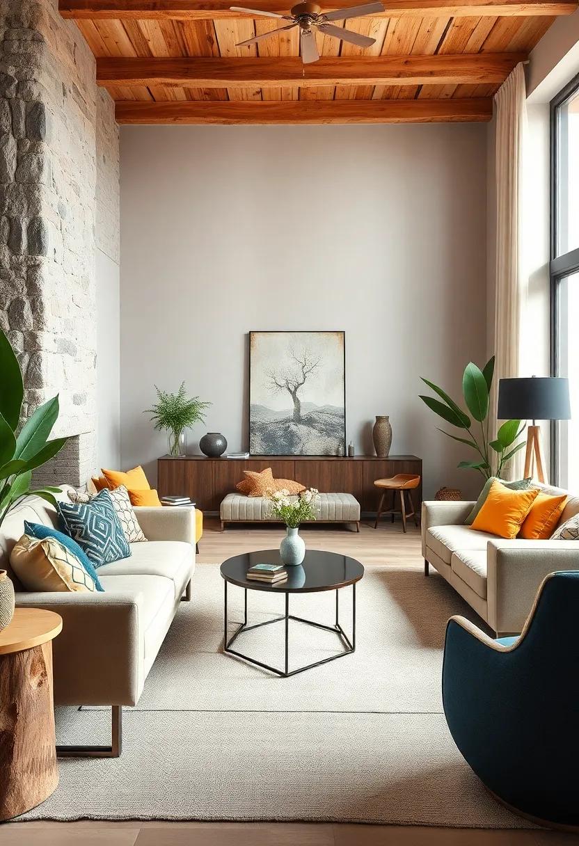 Play with Shapes: Introduce ⁣furniture and decor items in distinct shapes, such ⁢as geometric tables or curved chairs, to spark curiosity