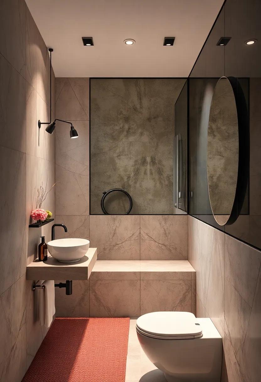 Reflective Surfaces: Using Mirrors to Enhance​ Geometric Designs in Small spaces