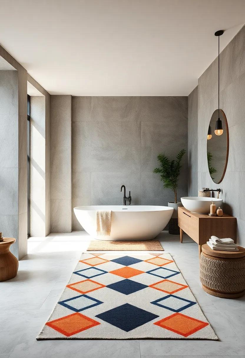 Textile Trends: Choosing Towels and Rugs with Geometric Prints⁣ for Style