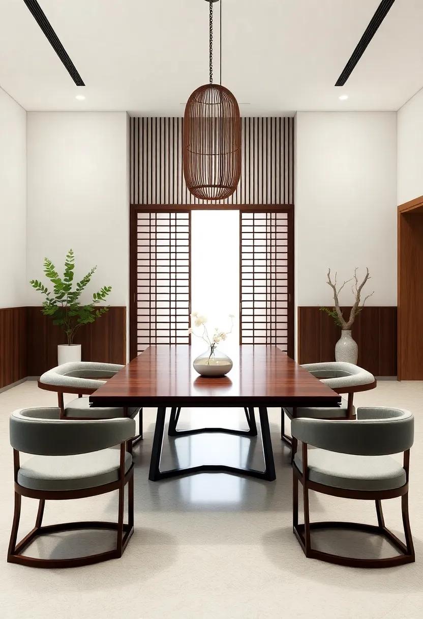 Embrace ‍Minimalism with japanese ‍Zen Dining Room Aesthetics