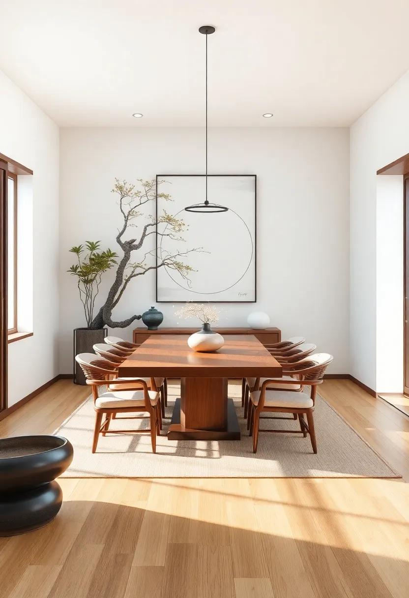 Balance and⁣ Harmony: The Essence​ of Zen Dining Room​ Design