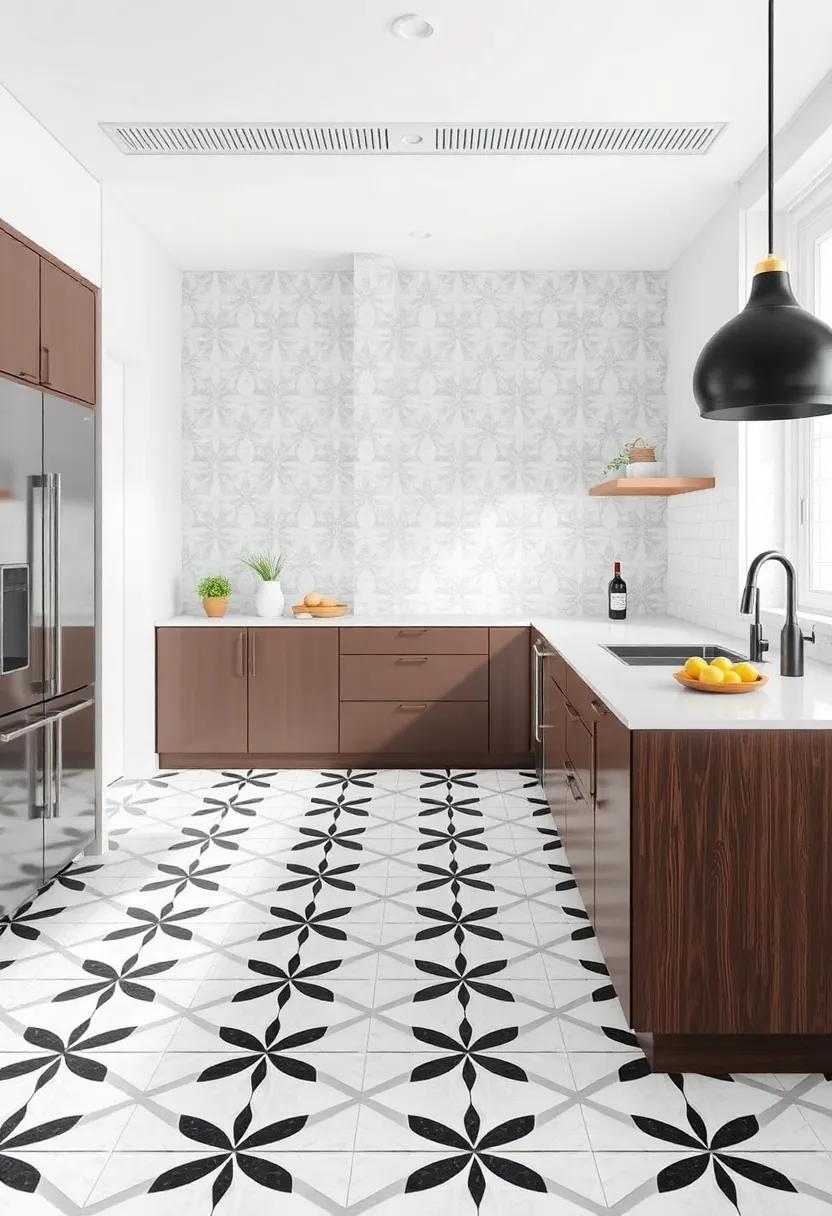 Geometric ⁣Patterns: Add a touch of contemporary charm to your cooking⁣ space ​with geometric ​patterned tiles that create visual interest‍ and‍ spark creativity