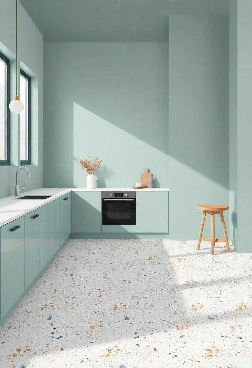 terrazzo Tiles: Incorporate‍ trendy terrazzo tiles into your kitchen‍ floor for ⁤a playful ‍yet sophisticated mix of colors, perfect ​for ⁢a modern‌ home