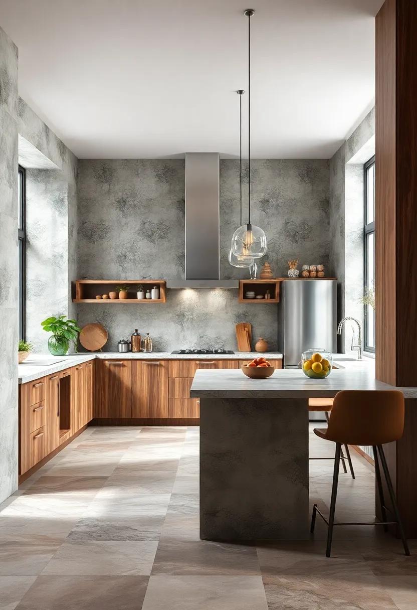 contrasting Elements: pairing Rustic Tiles with Modern Accents