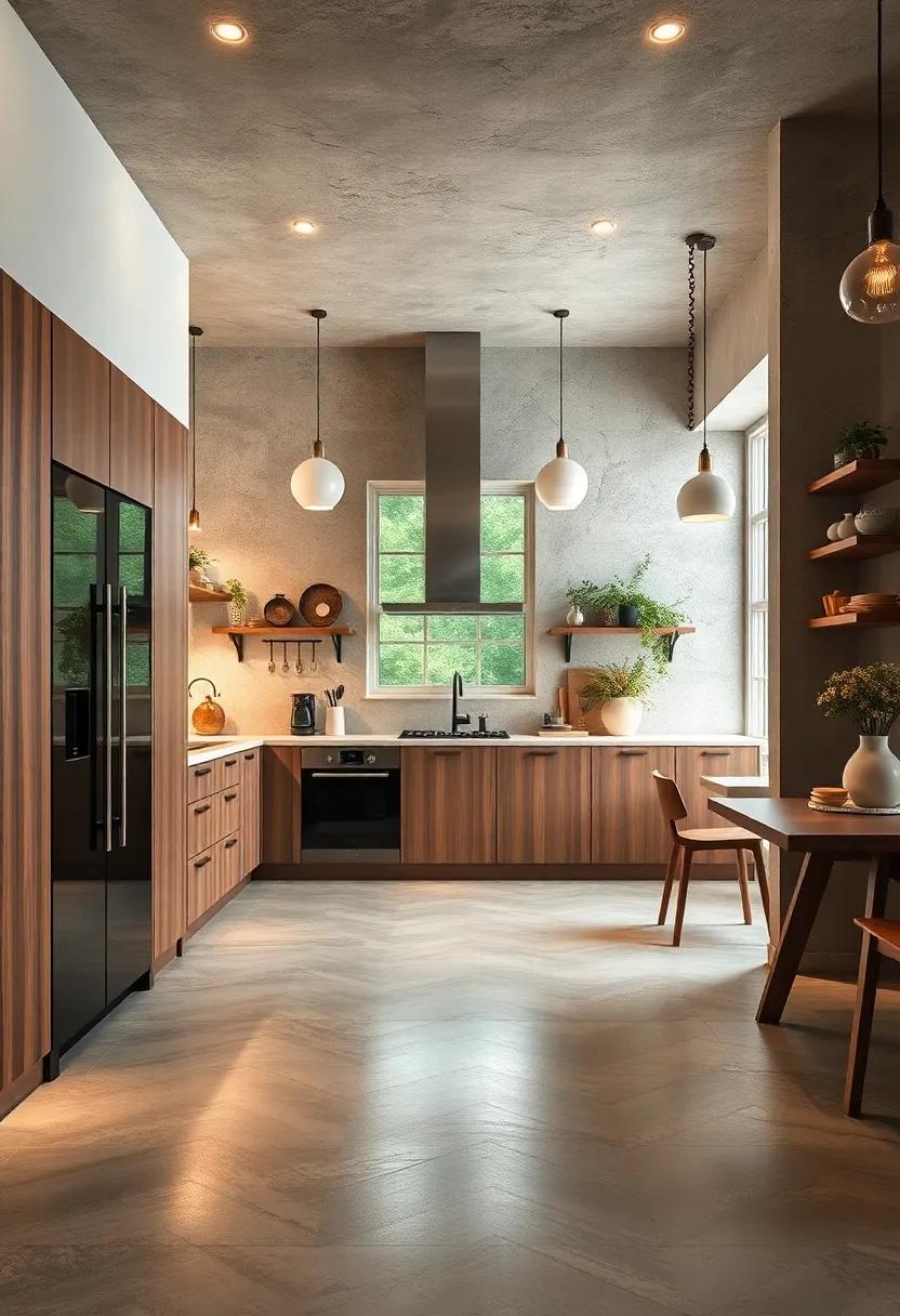 Floor Plan Harmony:⁢ How Tile Layout Enhances Kitchen Functionality