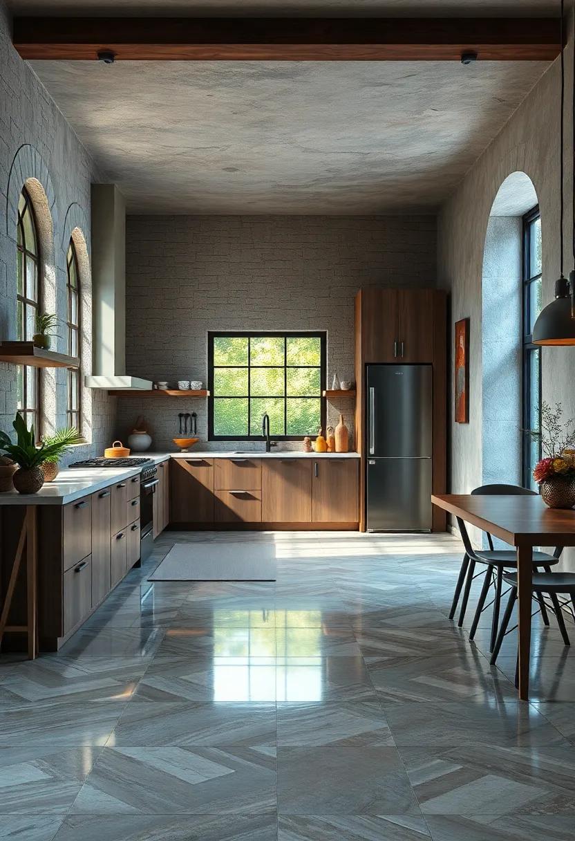 Radiant Reflections: The Impact of Glossy Finishes in Rustic Spaces