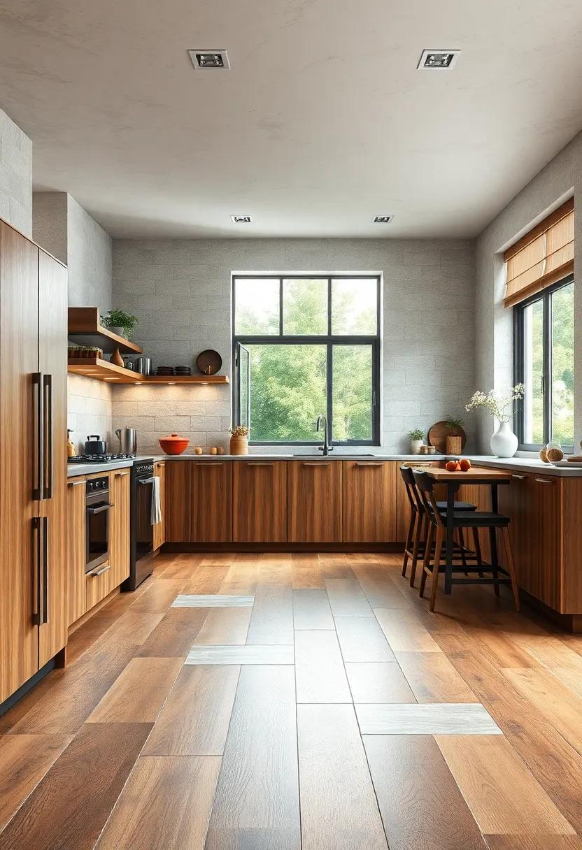 timber and Tiles: Balancing Wooden elements with Rustic Floor Designs