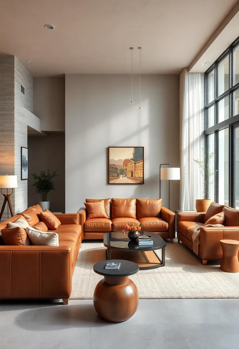 Choose a Neutral ​Palette: Select⁣ warm,​ neutral leather ‍tones that blend seamlessly with your existing decor for a chic yet ‌understated⁤ look