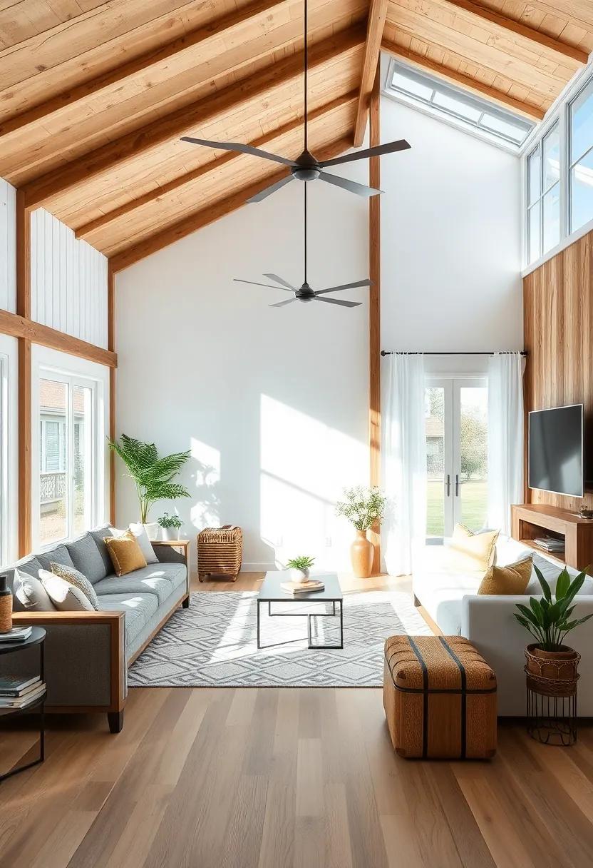 Natural Light Play: Harnessing Bright Spaces ​with barn-Style Open Concepts