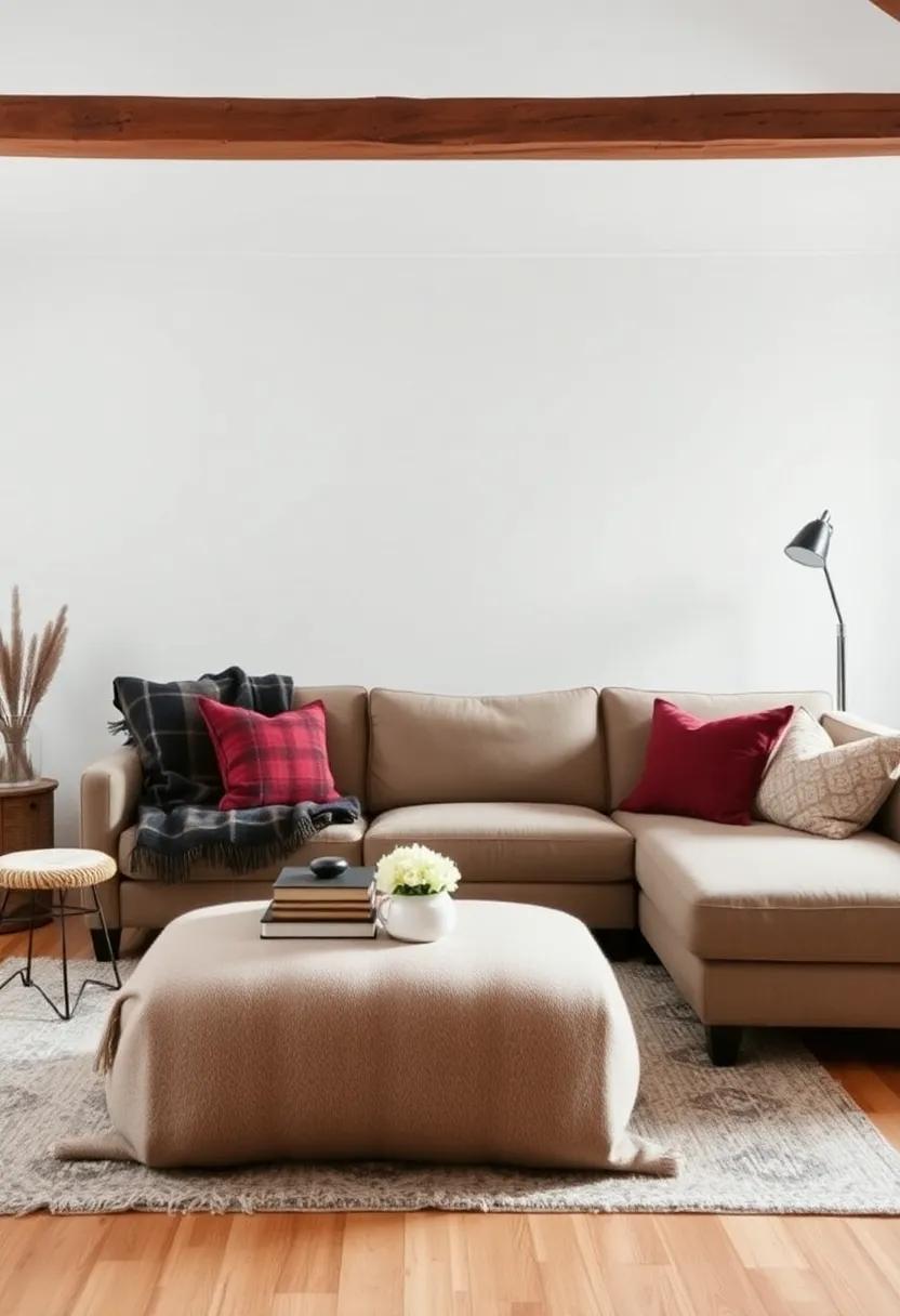 Layering Textiles:⁣ Cozy Throw Blankets and Pillows⁢ for Added Warmth