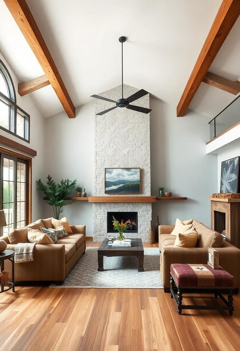 Rustic textures That Tell a​ Story: Wood Beams⁤ and reclaimed Materials