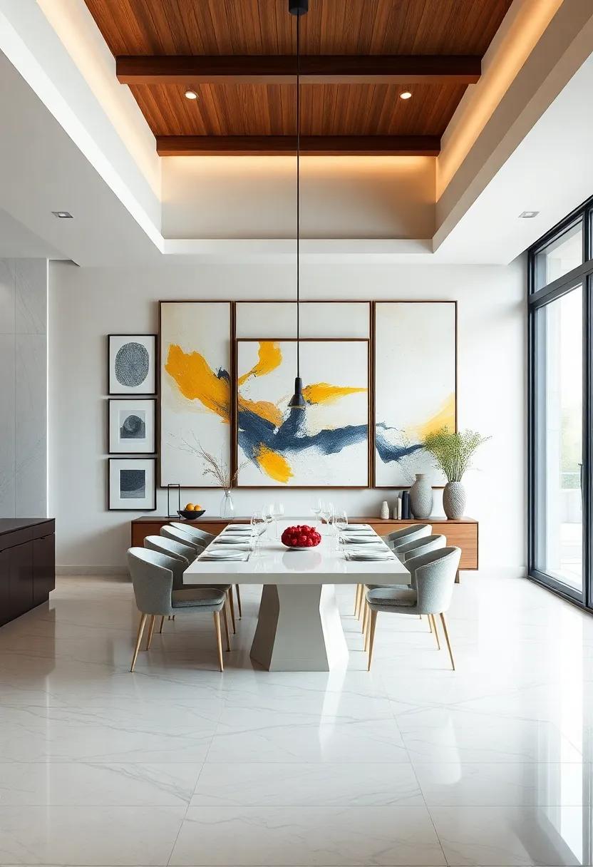 Creating a Gallery Wall as a Stunning⁢ Backdrop for Memorable ​Dinners