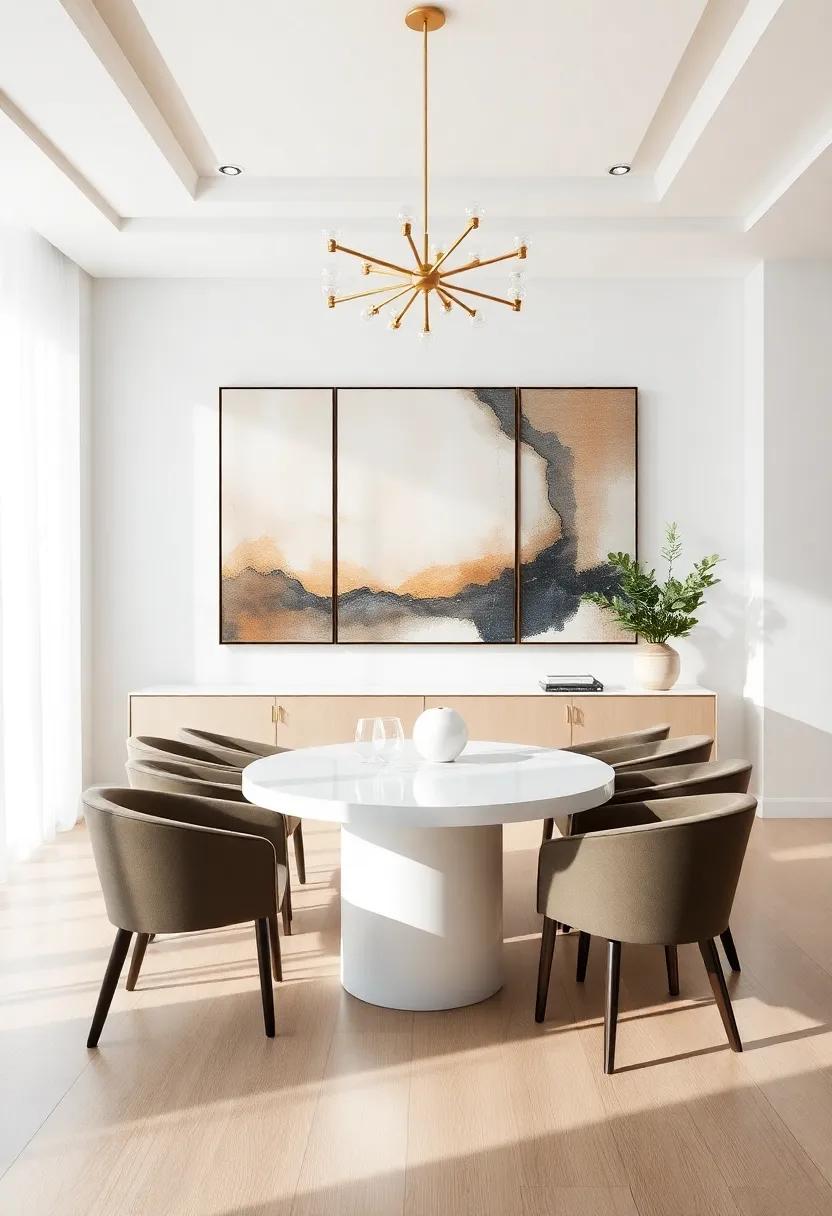 Showcasing Seasonal Decor with⁢ Rotating⁣ Abstract Art Installations